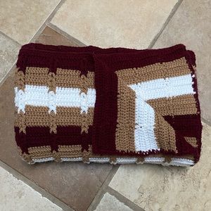 Handmade Knitted/Crocheted Throw Blanket